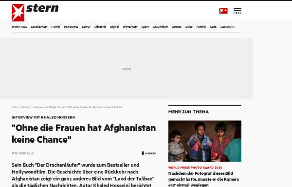 Vorschau von www.stern.de, Ohne die Frauen hat Afghanistan keine Chance