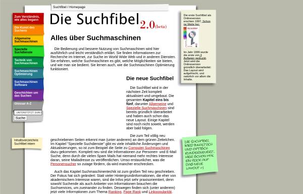 Vorschau von www.suchfibel.de, Die Suchfibel