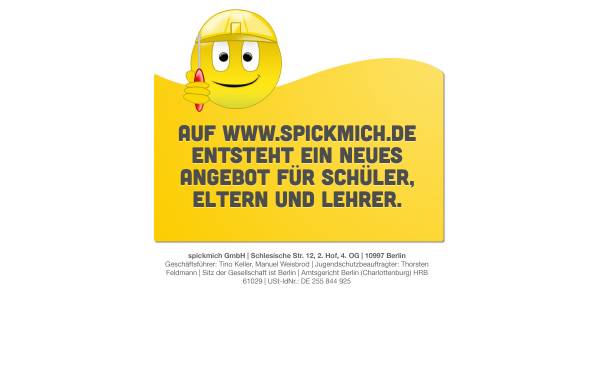 Vorschau von www.spickmich.de, Spickmich