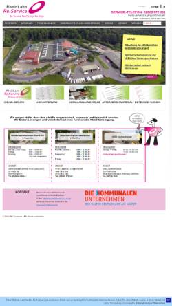 Vorschau der mobilen Webseite www.rhein-lahn-kreis-abfallwirtschaft.de, Rhein-Lahn-Kreis-Abfallwirtschaft