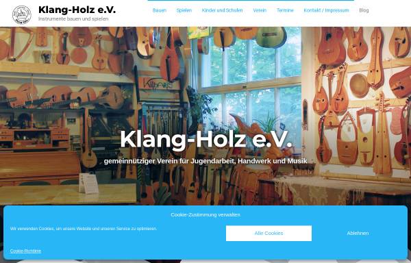 Vorschau von www.klang-holz.de, Klang-Holz e. V.
