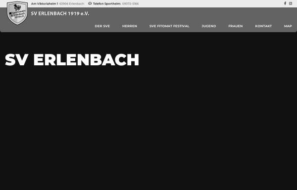 Vorschau von www.sv-erlenbach.de, SV Erlenbach 1919 e.V.