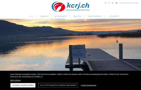 Vorschau von www.kcrj.ch, Kanu Club Rapperswil-Jona