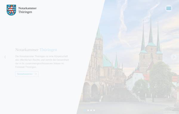 Vorschau von www.notarkammer-thueringen.de, Notarkammer Thüringen