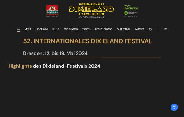 Vorschau von www.dixielandfestival-dresden.com, Dixielandfestival