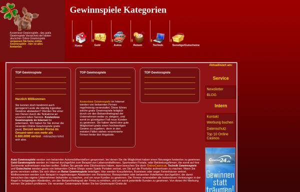 Vorschau von www.top-gratis-gewinnspiele.de, Top-Gratis-Gewinnspiele.de