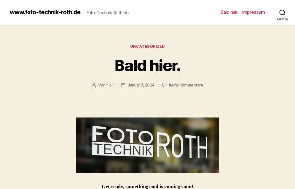 Vorschau von www.foto-technik-roth.de, Foto-Technik-Roth