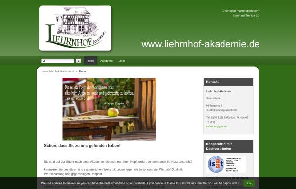 Vorschau von www.liehrnhof-akademie.de, Weiterbildung Tiergestützte Pädagogik und Therapie