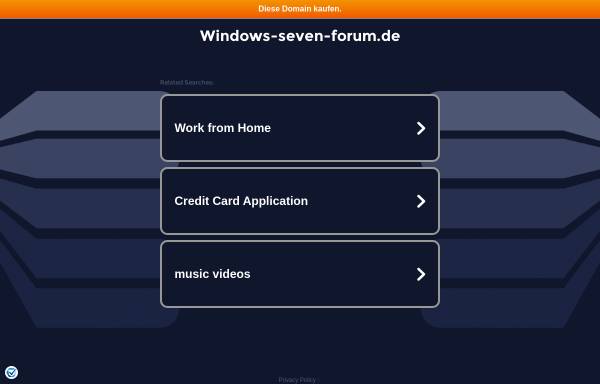 Windows Seven Forum - Faq, Downloads, Hilfe&Support Forum und Community!