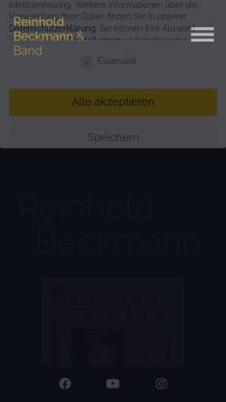 Vorschau der mobilen Webseite www.reinholdbeckmann.de, Beckmann, Reinhold