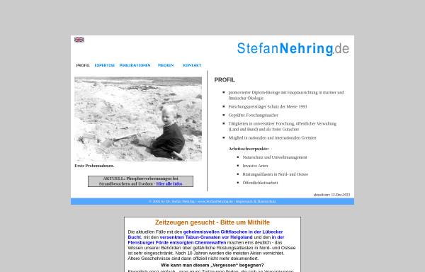 Vorschau von www.stefannehring.de, Nehring, Dr. Stefan