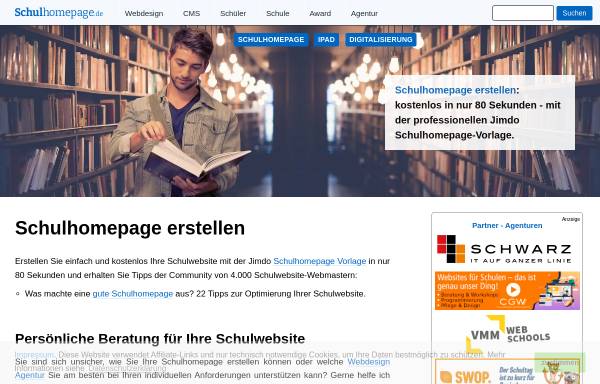 Vorschau von www.schulhomepage.de, Schulhomepage.de