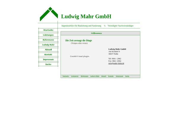 Vorschau von www.mahr-fulda.de, Ludwig Mahr GmbH