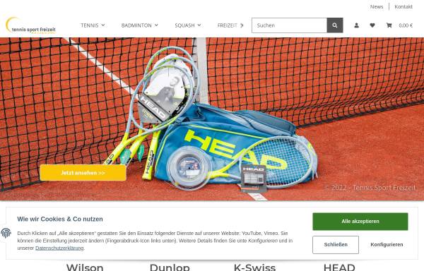 Vorschau von shop.tsf24.com, Tennis Sport Freizeit, Stephan Birr