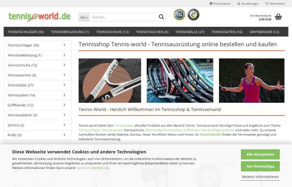 Vorschau von www.tennis-world.de, Tennis-world.de, Manuel Hamm