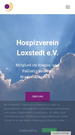Vorschau der mobilen Webseite hospizverein-loxstedt.de, Hospizverein Loxstedt e.V.