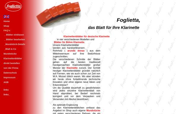Vorschau von www.foglietta.de, Foglietta Peter Przybylla