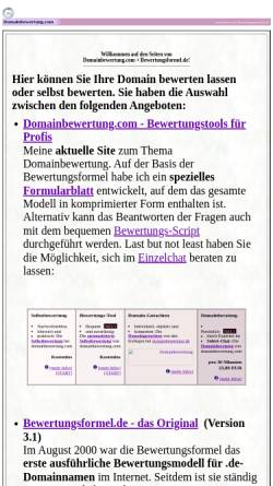 Vorschau der mobilen Webseite www.bewertungsformel.de, Bewertungsformel.de
