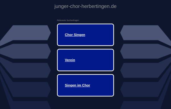 Vorschau von www.junger-chor-herbertingen.de, Junger Chor Herbertingen