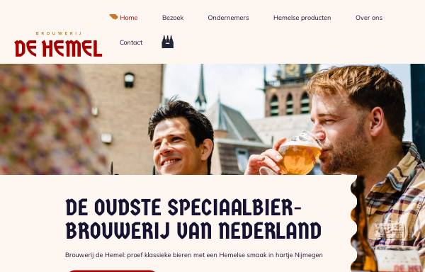 Vorschau von www.brouwerijdehemel.nl, Bierbrauerei De Hemel und Brennerei de Geest
