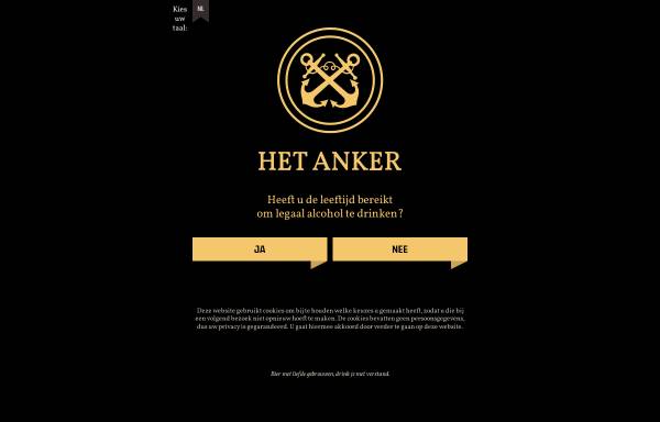 Vorschau von www.hetanker.be, Brauerei Het Anker AG