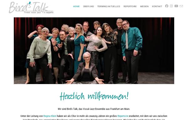 Vorschau von birdstalk.de, birds talk - finest vocal jazz