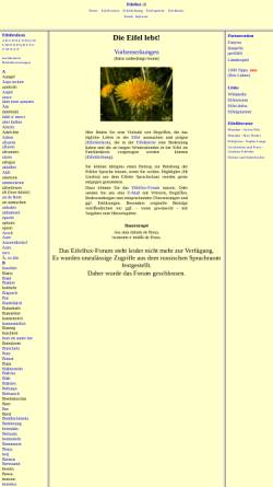 Vorschau der mobilen Webseite heck.linux20.christo.net, Eifelfux