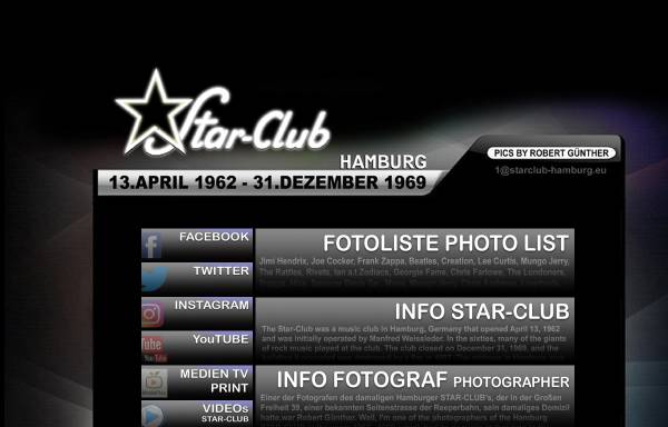 Vorschau von www.starclub-hamburg.eu, Starclub Hamburg