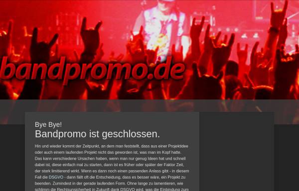 Vorschau von www.bandpromo.de, bandpromo.de