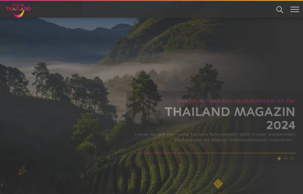 Vorschau von www.thailandtourismus.de, Thailändisches Fremdenverkehrsbüro