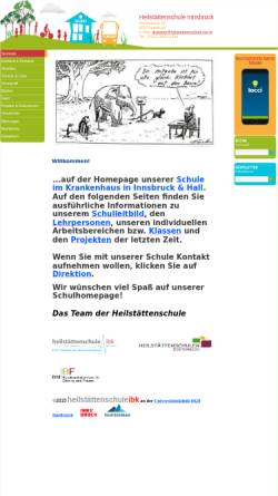 Vorschau der mobilen Webseite heilstaettenschule.schulweb.at, Heilstättenschule Innsbruck