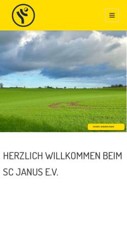Vorschau der mobilen Webseite www.sc-janus.de, Unity Pirates