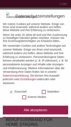 Vorschau der mobilen Webseite www.dghr-info.de, Deutsche Gesellschaft für Home Staging und Redesign