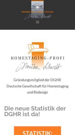 Vorschau der mobilen Webseite schardt-immobilien.de, Schardt, Monika