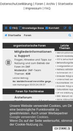 Vorschau der mobilen Webseite www.medizin-forum.de, Deutsches Medizin Forum