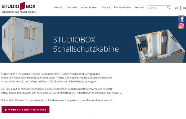 Vorschau von www.studiobox.de, Studio Box GmbH