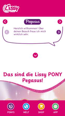 Vorschau der mobilen Webseite www.lissy.de, Lissy.de