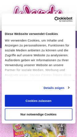 Vorschau der mobilen Webseite www.wendy.de, Wendy