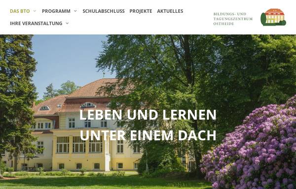 Vorschau von www.bto-barendorf.de, Bildungs- und Tagungszentrums Ostheide