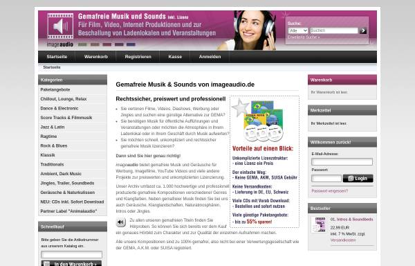 Vorschau von www.imageaudio.de, Imageaudio, Pape Medien Produktion & Vertrieb