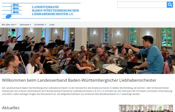 Vorschau von www.lbwl.de, Landesverband Baden-Württembergischer Liebhaberorchester e.V.