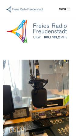 Vorschau der mobilen Webseite www.radio-fds.de, Freies Radio Freudenstadt