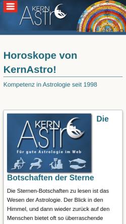 Vorschau der mobilen Webseite www.kernastro.de, Kernastro