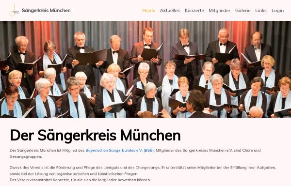 Vorschau von saengerkreis-muenchen.de, Sängerkreis München e.V.