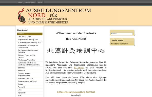 Vorschau von www.abz-nord.de, Ausbildungszentrum Nord