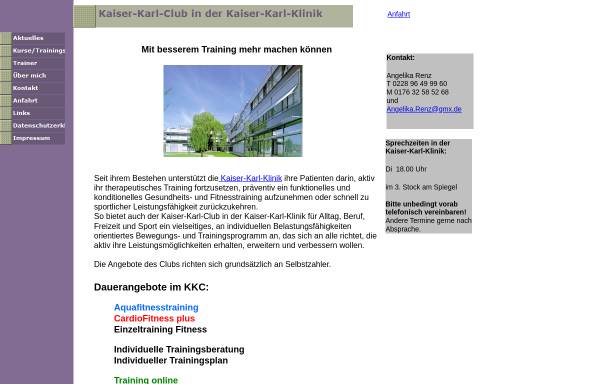 Vorschau von www.kaiser-karl-club.de, Qigong und Tai Chi Kurse im Kaiser-Karl-Club Bonn