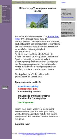 Vorschau der mobilen Webseite www.kaiser-karl-club.de, Qigong und Tai Chi Kurse im Kaiser-Karl-Club Bonn