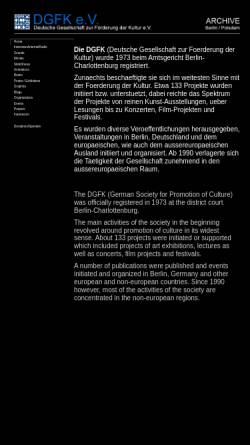 Vorschau der mobilen Webseite www.dgfk.de, Deutsche Gesellschaft zur Förderung der Kultur e.V. (DGFK)