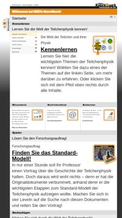 Vorschau der mobilen Webseite kworkquark.desy.de, DESYs KworkQuark: Teilchenphysik für alle