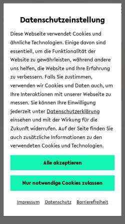 Vorschau der mobilen Webseite www.uni-bielefeld.de, Frauen Studien